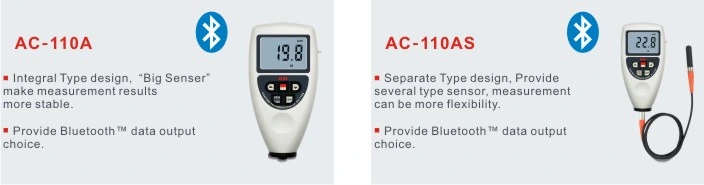 Digital Portable Iron Base Coating Thickness Gauge for Painting/Plastic Film/Zinc