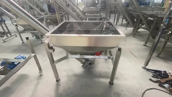 Trasportatore a coclea per polvere secca alimentare / Trasportatore a coclea inclinato / Alimentatore di polvere